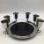 Pewter Eales of Sheffield Serving Tray and 6 English Pewter Stemmed Aperitif Glasses - Set of 7 For Sale - Image 13 of 13