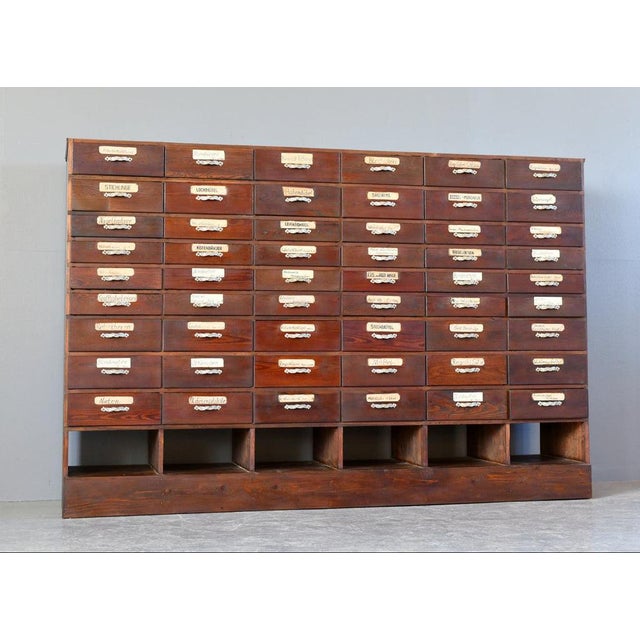 Art Nouveau Ironmongers Drawers, 1890s For Sale - Image 13 of 13
