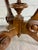 Wood Antique W & M Salmans Victorian Eastlake Carved Oak Trestle Base Library Table For Sale - Image 7 of 10