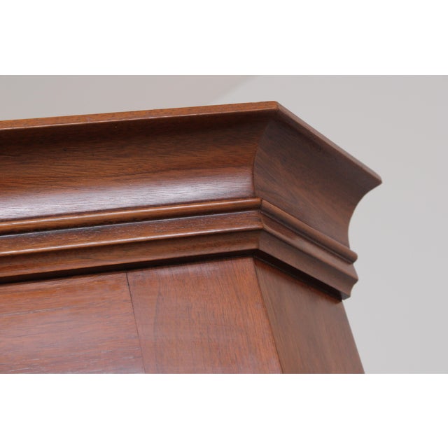 Henkel Harris Walnut Tall Corner Cabinet For Sale - Image 9 of 15