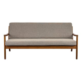 Teak 3-Seater Senator Sofa by Ole Wanscher for France & Søn, 1964 For Sale