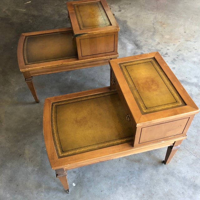 Mersman 2Tier Side Tables a Pair Chairish