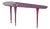 Delphine Console Table with Traffic Purple Lacquer Finish by Ultramobili For Sale