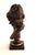 Mediterranean Antique Heavy Bronze Bust Sculpture of Greek Warrior Ajax, Signed, 1908 For Sale - Image 3 of 9