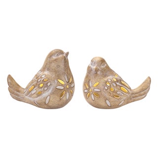 LED Bird Figurine (Set of 2) For Sale