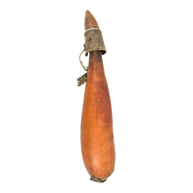 Early 20th Century Maasai Beaded Milk Gourd Container Kenya For Sale