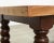 Country English Walnut Farmhouse Barley Twist Dining Table For Sale - Image 9 of 18