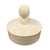 Mid 20th Century Antique 1930s Art Deco Earthenware Powder Box With Female Bust Handle - Made in Japan For Sale - Image 5 of 9