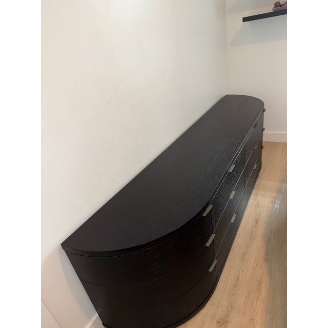 2010s Armani/Casa Castilla Black Maple Dresser For Sale - Image 5 of 9