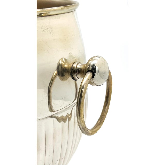 1900 - 1909 Antique French Silver-Plate Champagne Bucket / Wine Cooler, C. 1900 – Neoclassical / French Traditional For Sale - Image 5 of 12