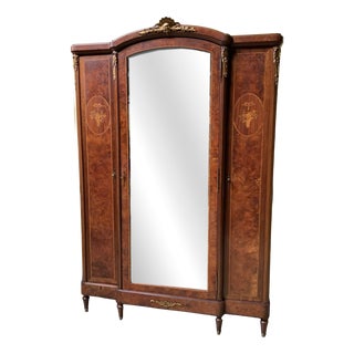 Antique Art Nouveau Wardrobe, 1910 For Sale