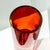 Glass Hand-Crafted Red Murano Double Vase, 1970 For Sale - Image 7 of 8