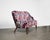 Red Vintage Upholstered Settee For Sale - Image 8 of 15