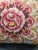 Vintage Handmade Needlepoint, Floral Pillow