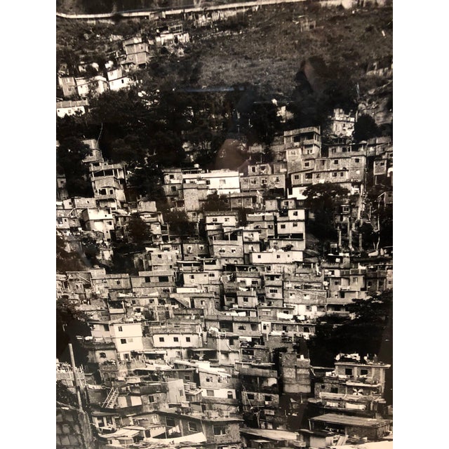 Contemporary Paul Rowland, Large Scale Vintage Silver Gelatin Print Brazil Favela Cityscape Rio De Janeiro For Sale - Image 3 of 4