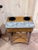 French Antique Louis XVI Style Mahogany Rafraichissoir Side Table With Marble Top For Sale - Image 3 of 9