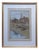 Boats in the Harbour, Monogrammed MP, 1934, Watercolor on Paper, Framed For Sale