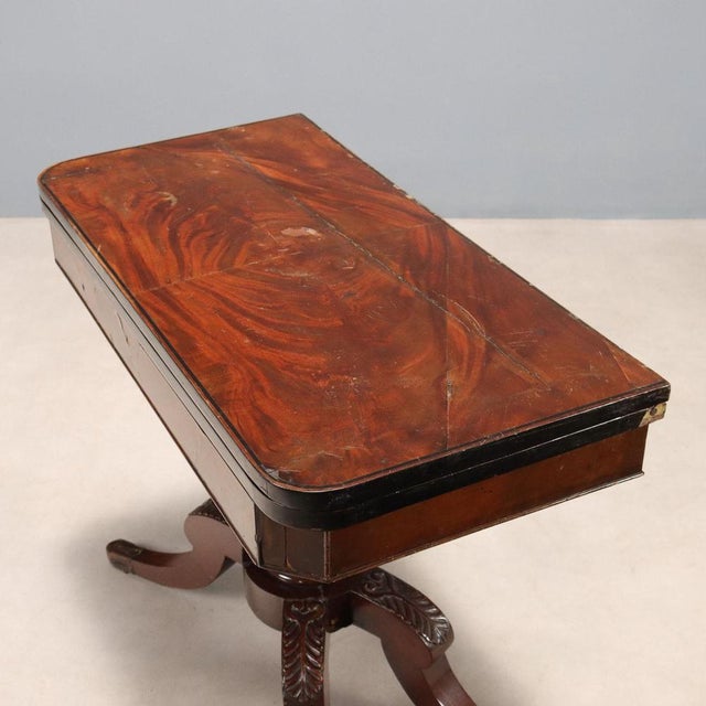 Mahogany Game Table, England, Mid-19th Century For Sale - Image 10 of 12