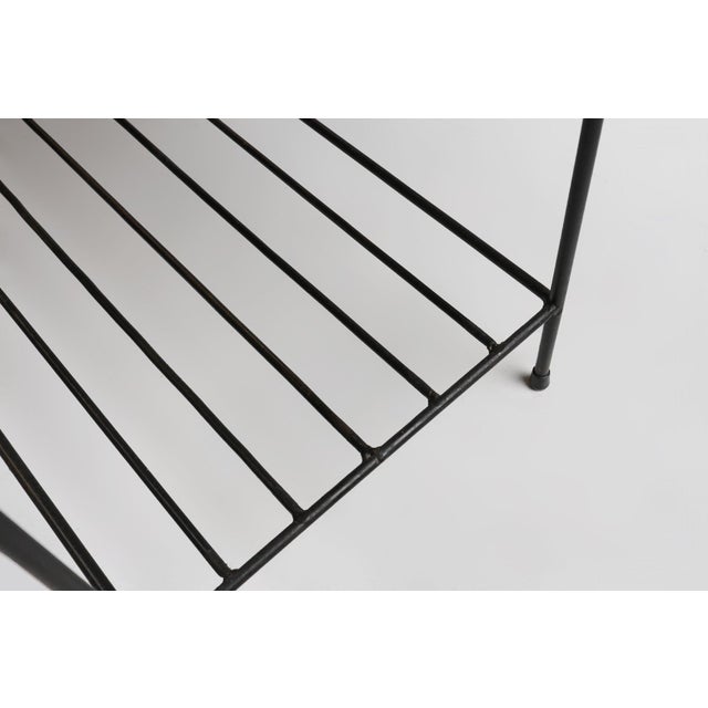 Mid-Century Mosaic Coffee Table with Metal Frame, France, 1950s For Sale - Image 9 of 11