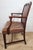 19th Century Victorian English Armchair in Carved Leather and Mahogany, 1890 For Sale - Image 12 of 18