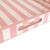 2020s Soho Pink Stripe Tray For Sale - Image 5 of 10