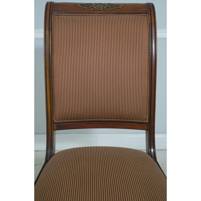 Set of 8 Henredon Mahogany Regency Dining Chairs For Sale - Image 13 of 18