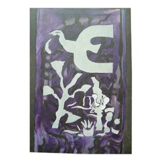 1964 Georges Braque Lithograph Dm01148 Derriere Le Miroir For Sale