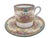 Ceramic Wedgwood Colorful Floral St Austell China Demitasse Coffee Cup & Saucer Set For Sale - Image 7 of 17