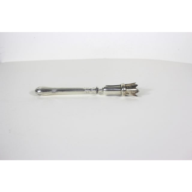 Antique Ercuis Silver Manche À Gigot Or Bone Holder For Sale - Image 9 of 12