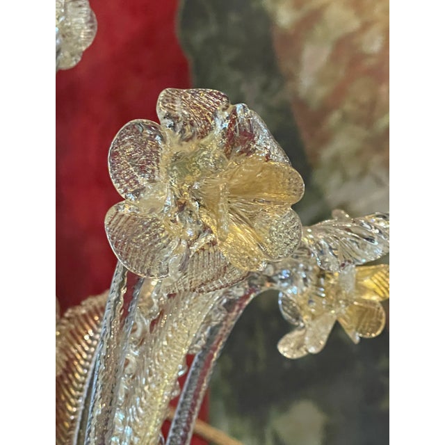 Murano, Venini & Co. Murano Chandelier, by Venini & Co. For Sale - Image 4 of 9