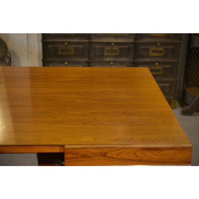 Ligne Roset Wooden Minister's Desk by Claude Gaillard and Henri Lesetre for Ligne Roset, 1970s For Sale - Image 4 of 16