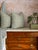 Lauren Servati Textiles, Astrid // Basil 22"x22" pillow pair (two pillows!) Double-sided throw pillow with a self welt /...