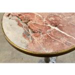 Traditional French 19th Century 20-Inch Marble Top Bistro Table For Sale - Image 3 of 9