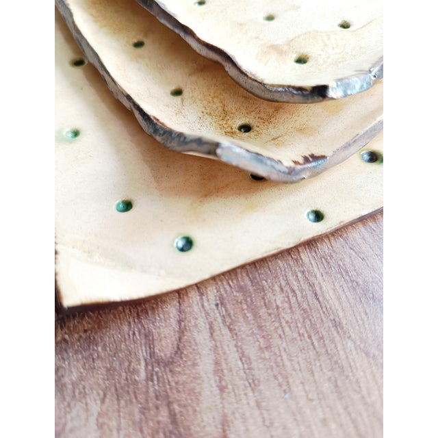 Contemporary Trio Cheese Plate by Daniela Proietti, Set of 3 For Sale - Image 3 of 18