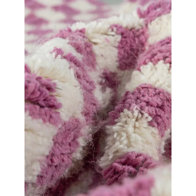 Checked Berber Rug, 2010s For Sale - Image 6 of 10