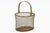 Traditional Vintage Brass Wire Mesh Basket For Sale - Image 3 of 10