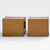 Pair of Mid-Century Modern Oak Nightstands With Paneled Drawer Fronts For Sale - Image 4 of 18