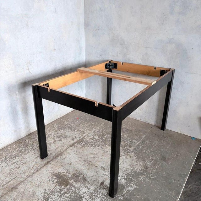 Mid-Century White Formica Draw Leaf Extending Dining Table, 1960s For Sale - Image 9 of 10
