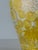 1960s Mid-Century Asian Modern Floral Yellow & White Hand-Painted Porcelain Ginger Jar Vase For Sale - Image 5 of 6