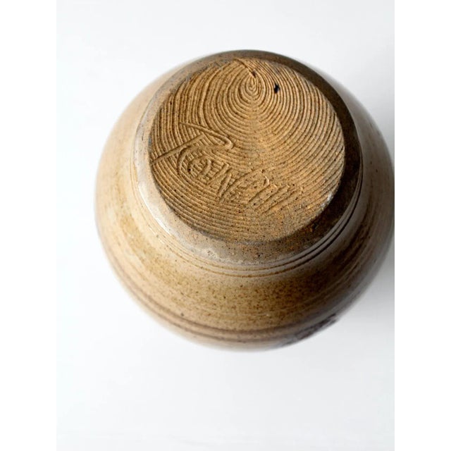 Vintage Studio Pottery Vase For Sale - Image 9 of 10