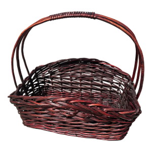 Large Woven Rattan/Wicker Gathering Basket