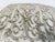 Silver Turkish Ottoman Revival Silver Metallic Embroidered Linen Decorative Pillow For Sale - Image 8 of 16