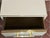 Mid-Century Modern White Murano Opaline Glass Nightstands with Brass Trim and Legs by Justfurnituress, Set of 2 For Sale - Image 3 of 6