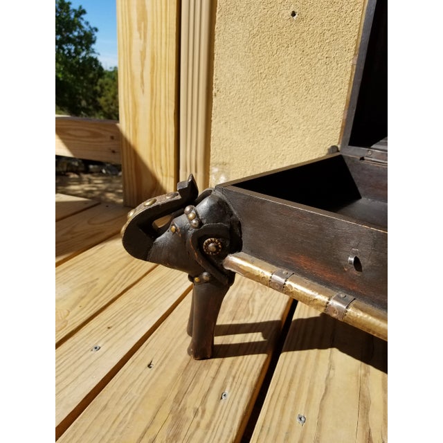 2000 - 2009 Elephant Themed Storage Box For Sale - Image 5 of 8