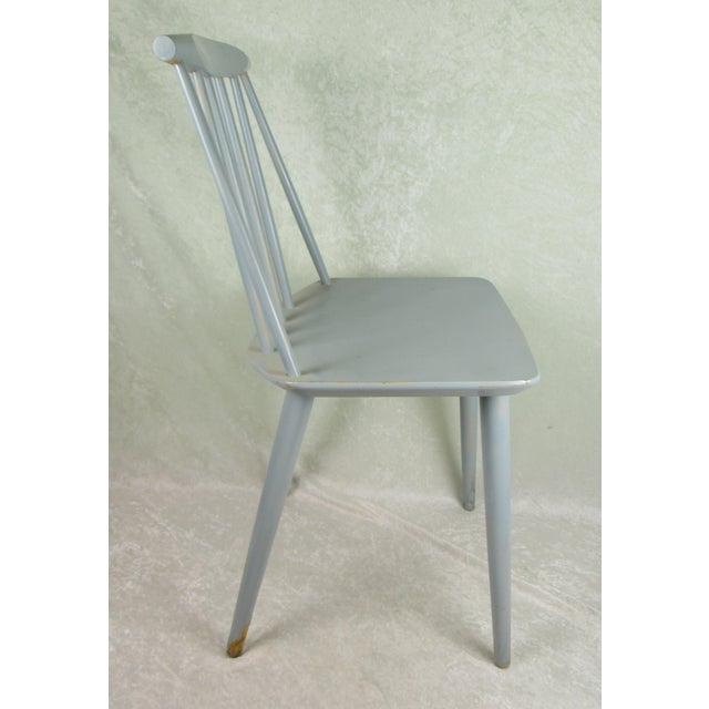 Vintage Folke Palsson Danish / Mid Century Modern J 77 Chair by FDB Mobler. The chair has an impressed stamp on the...