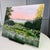 2020s Break of Dawn 8"x10" Original Acrylic Landscape Painting Nature Wall Art For Sale - Image 5 of 7