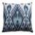 Contemporary Silk Ikat Bohemian Throw Pillow For Sale