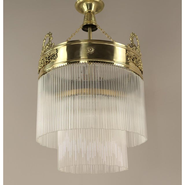 Viennese Coffee House Ceiling Lamp, Austria, 1910s For Sale - Image 15 of 18