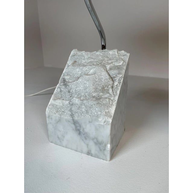 Mid-Century Marble and Steel Table Lamps from Bergboms, 1970s, Sweden, Set of 2 For Sale - Image 15 of 17