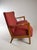 Red Danish Sofa and Lounge Chair by Søren Hansen for Fritz Hansen, 1940s, Set of 2 For Sale - Image 8 of 18